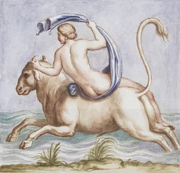 Ms Gen 1496 Plaat CXX De Verkrachting van Europa, 1674